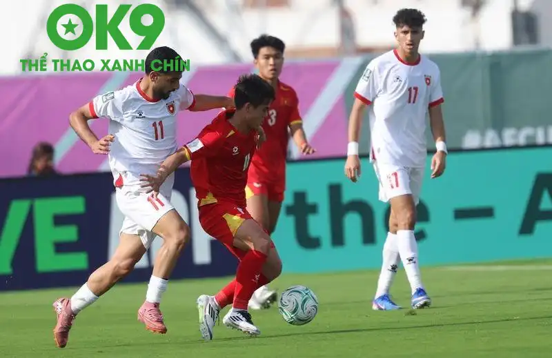 U23 Jordan đã không thể xuyên thủng một hàng thủ chơi quá kỷ luật của U23 Việt Nam. (Ảnh: AFC)